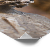 Poster Détail du cloître statue du Patriarche Zacarias (Coin)