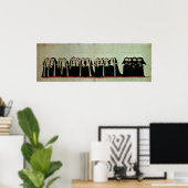 Poster Détail du cortège funèbre (Bureau à domicile)