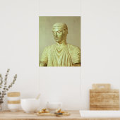 Poster Détail du Delphi Charioteer, c.470 BC (Cuisine)