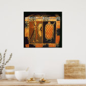 Poster Détail d'un coffre mariage (Cuisine)