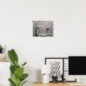 Poster Détail d'une pierre d'image (Bureau à domicile)