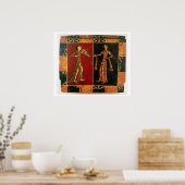 Poster Détail d'une poitrine mariage représentant un musi (Cuisine)