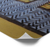 Poster Détail d'une scène de récolte sur le mur Est (Coin)