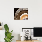 Poster Détail d'une série d'arcades ornées de l'Alham (Bureau à domicile)