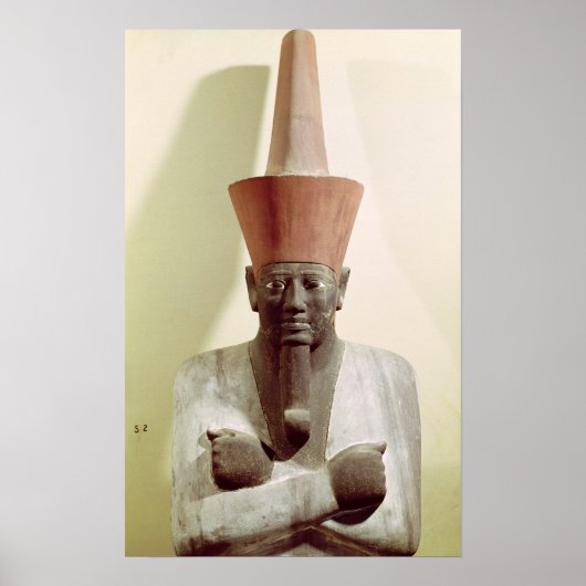 Poster Détail d'une statue de Mentuhotep II (Devant)