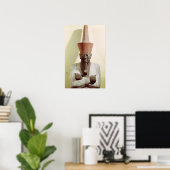 Poster Détail d'une statue de Mentuhotep II (Bureau à domicile)