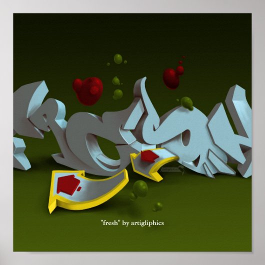 Poster Détail "FRAIS" (Devant)