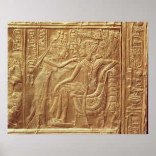 Poster Detail from the little shrine of Tutankhamun