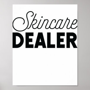 Poster Détaillant de soins de la peau Amateur de soins de
