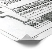 Poster Détails architecturaux de Grecian Chambers (Coin)