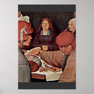 Poster Détails Du Mariage Paysan Par Bruegel D. Ä. Pieter