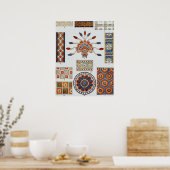 Poster Details Of Decoration Ancient Assyrian Costume  (Cuisine)