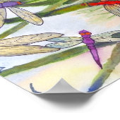 Poster d'été de Dragonflies par Roseann Meserve (Coin)