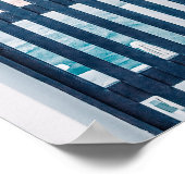 Poster d'été de Santorini Grèce (Coin)