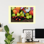 Poster d'été Fruit Medley (Bureau à domicile)