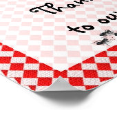 Poster d'été pour l'anniversaire du barbecue (Coin)