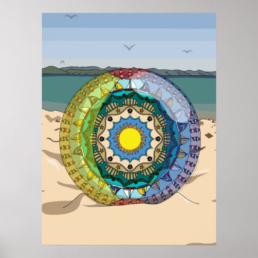 Poster d'été Sunshine (Devant)