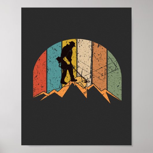 Poster Détection des métaux Vintages (Devant)