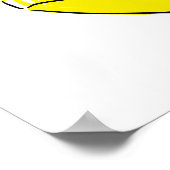 Poster Détendez-vous au soleil - maillot de bain jaune (Coin)