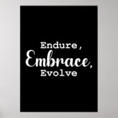 Poster Détendez-vous, Embrassez, Évolution - Gym, Hustle, (Devant)