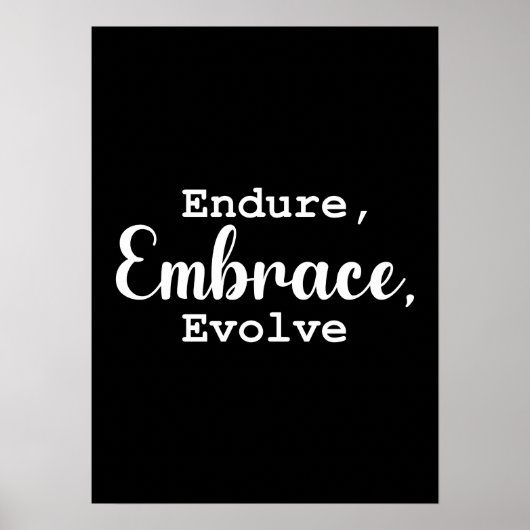Poster Détendez-vous, Embrassez, Évolution - Gym, Hustle, (Devant)