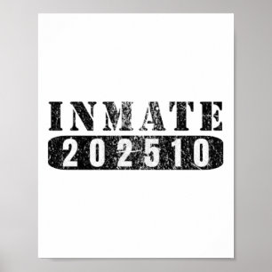 Poster Détenu 202510 Drôle Lazy Halloween Prisonnier Cost