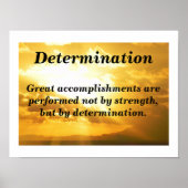 Poster Détermination (Devant)