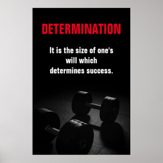 Poster Détermination de la condition physique de la muscu