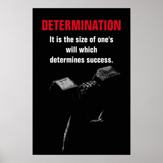 Poster Détermination de la condition physique de la muscu (Devant)