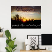 Poster Détermination des devis d'inspiration (Bureau à domicile)