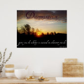 Poster Détermination des devis d'inspiration (Cuisine)