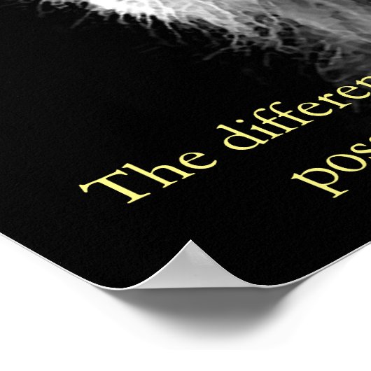 Poster Détermination du lion motivationnel à la mode (Coin)