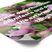 Poster Détermination Intérieure/Floraison Violette. Affic (Coin)