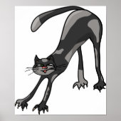 Poster d'étirement de chat (Devant)