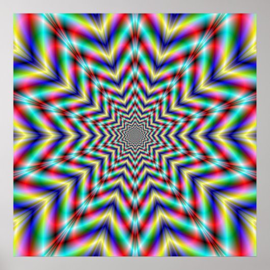 Poster d'étoile au défi optique (Devant)