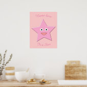 Poster d'étoile rose (Cuisine)