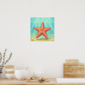 Poster d'étoiles de mer (Cuisine)