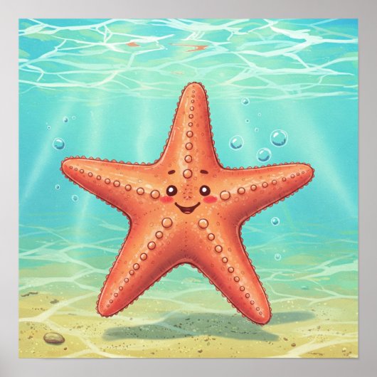 Poster d'étoiles de mer (Devant)