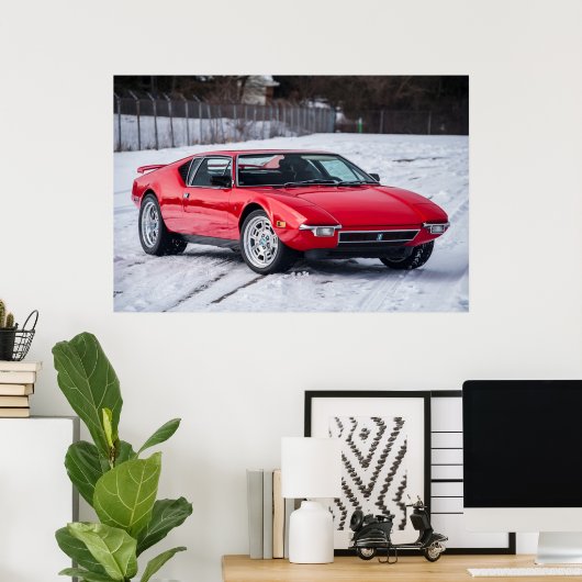 Poster Detomaso Pantera (Bureau à domicile)