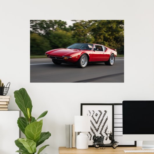 Poster Detomaso Pantera (Bureau à domicile)