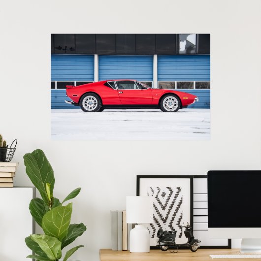 Poster Detomaso Pantera (Bureau à domicile)