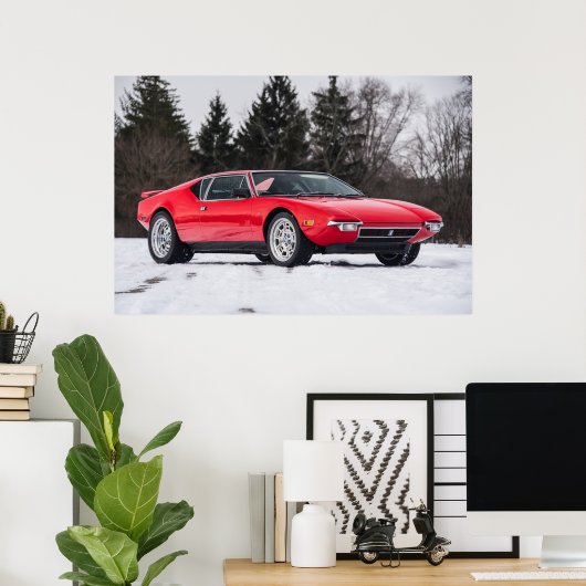 Poster Detomaso Pantera (Bureau à domicile)