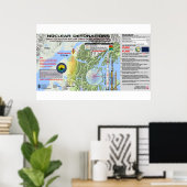 Poster Détonation nucléaire - Alaska (Bureau à domicile)