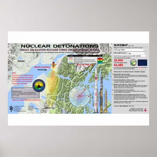 Poster Détonation nucléaire - Alaska (Devant)