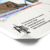 Poster Détonations nucléaires d'Israël (Coin)