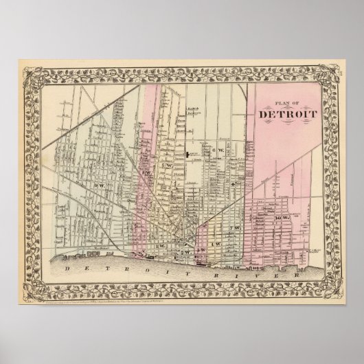 Poster Détroit (Devant)