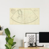 Poster Détroit de Daivs et baie des îles Baffin (Bureau à domicile)