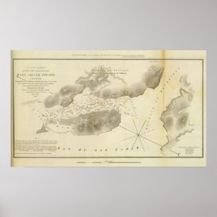 Poster Détroit de Mare Island, Californie