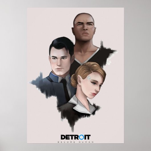 Poster Detroit devient humain (Devant)