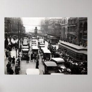 Poster Detroit - les années 1920